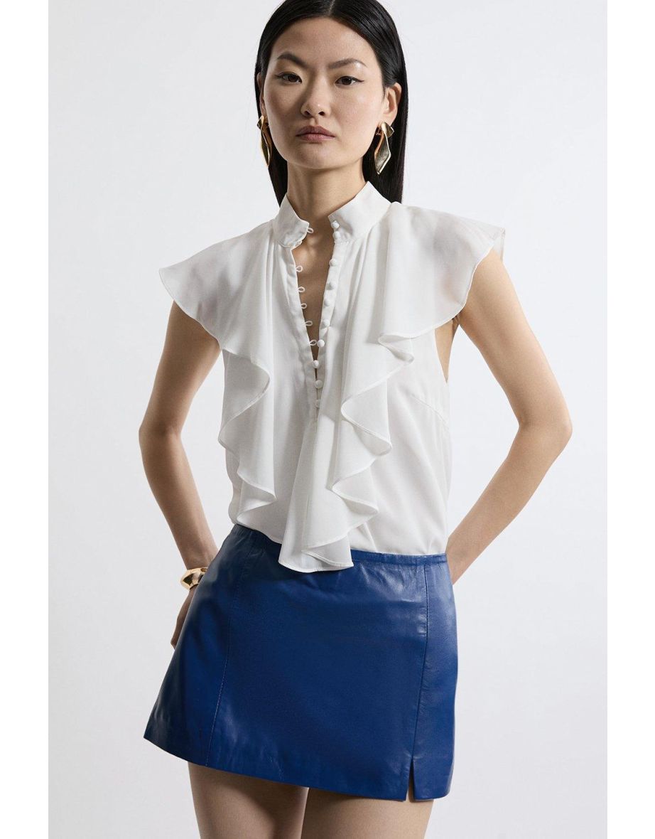 Leather Micro Skirt