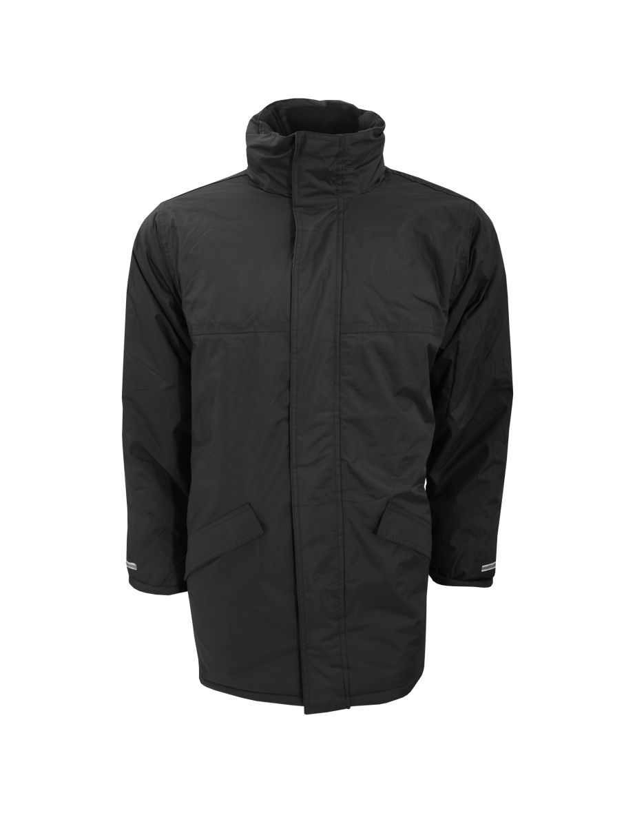 Result Mens Core Winter Parka Waterproof Windproof Jacket - Black