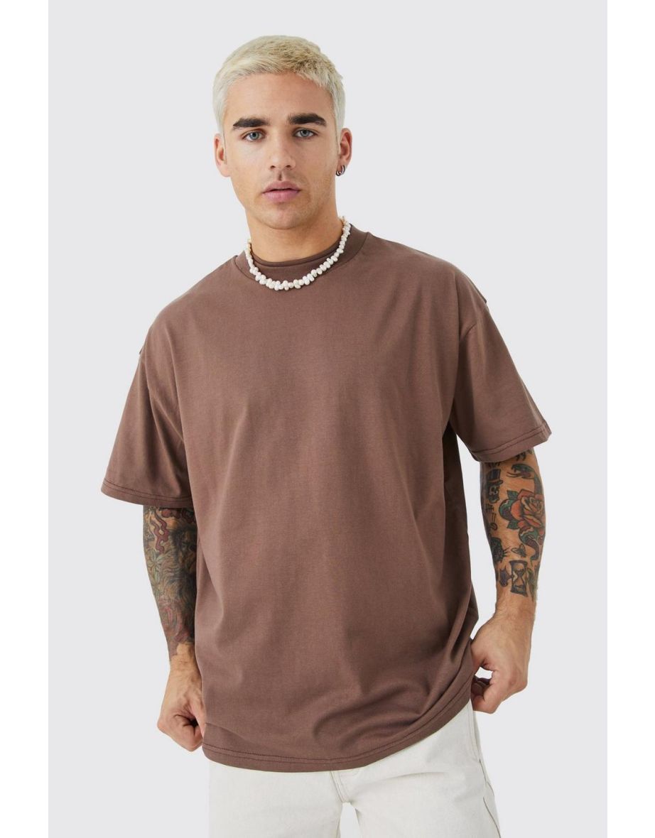 Oversize Heavy Large Text T-shirt - 2