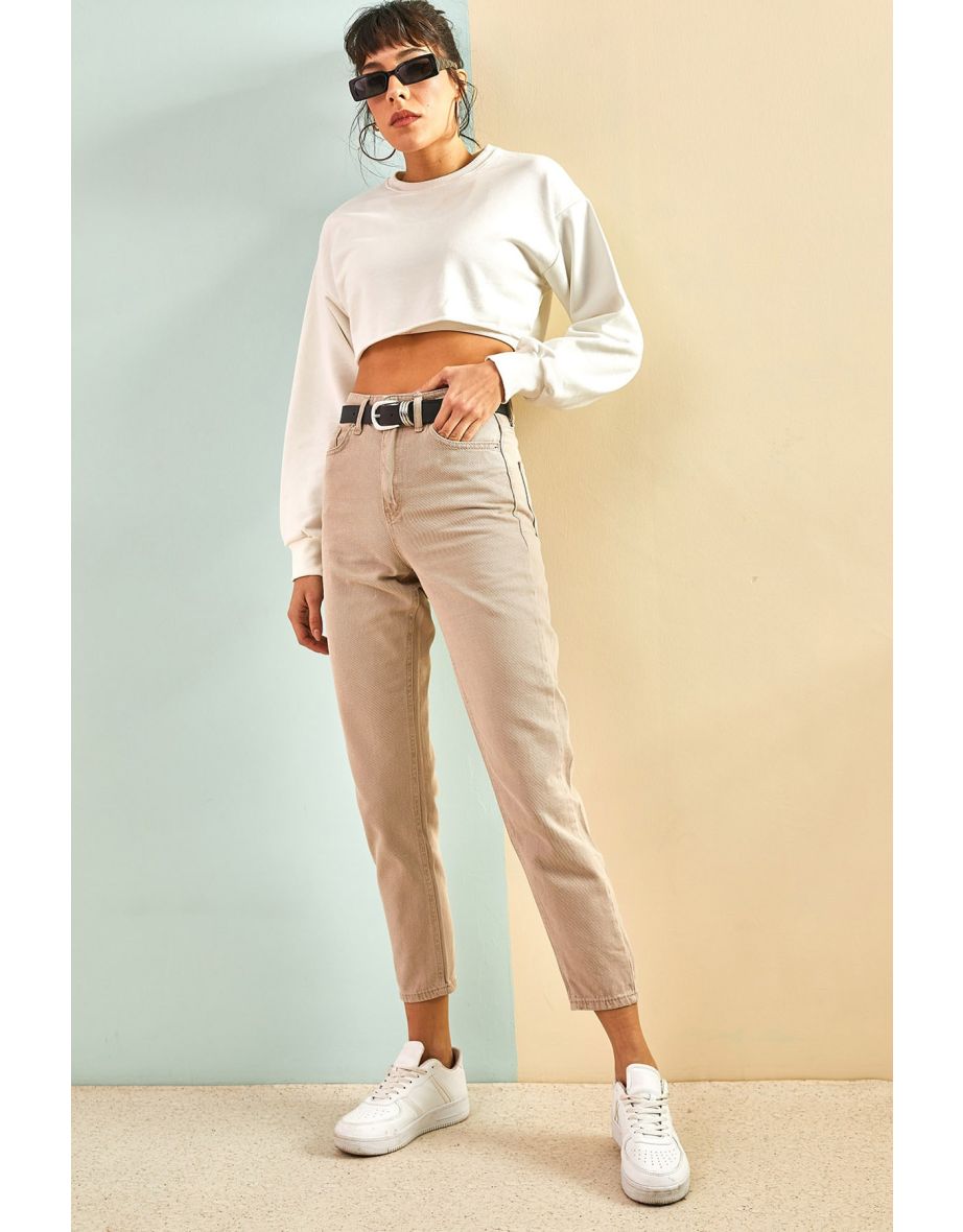 Women's Washed Jeans - 6