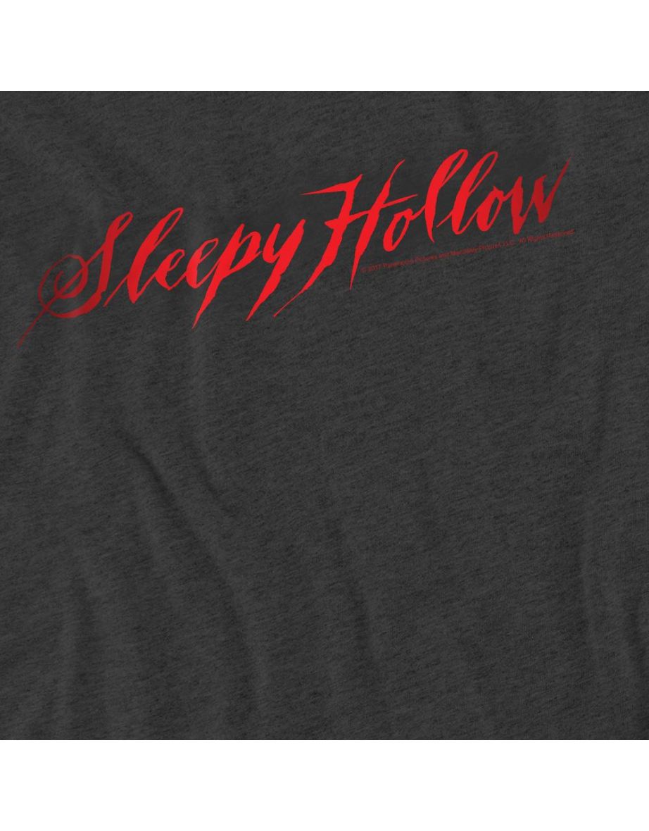 Sleepy Hollow Unisex Adult Logo T-Shirt - Charcoal - 3