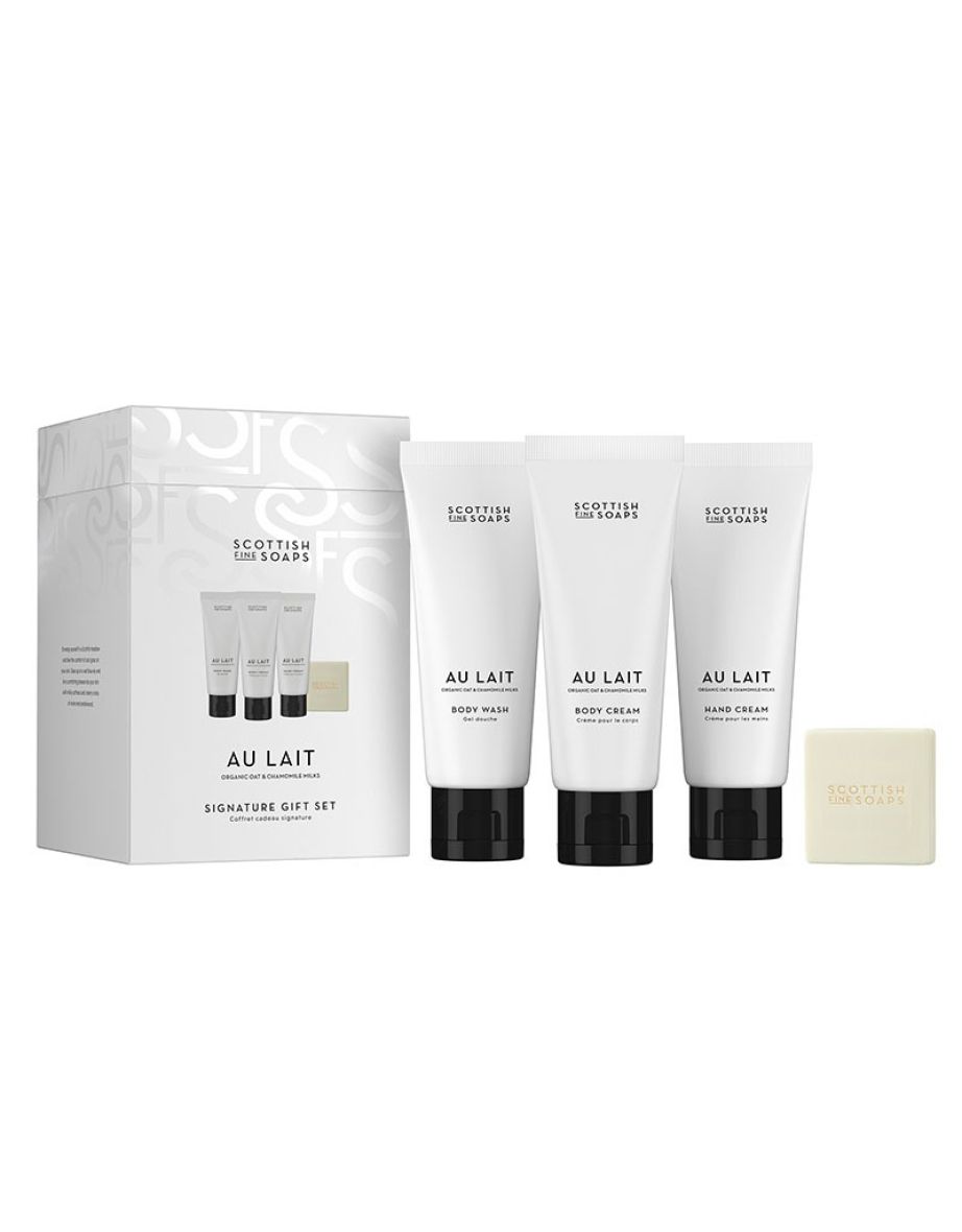 Scottish Fine Soaps Au Lait Signature Gift Set