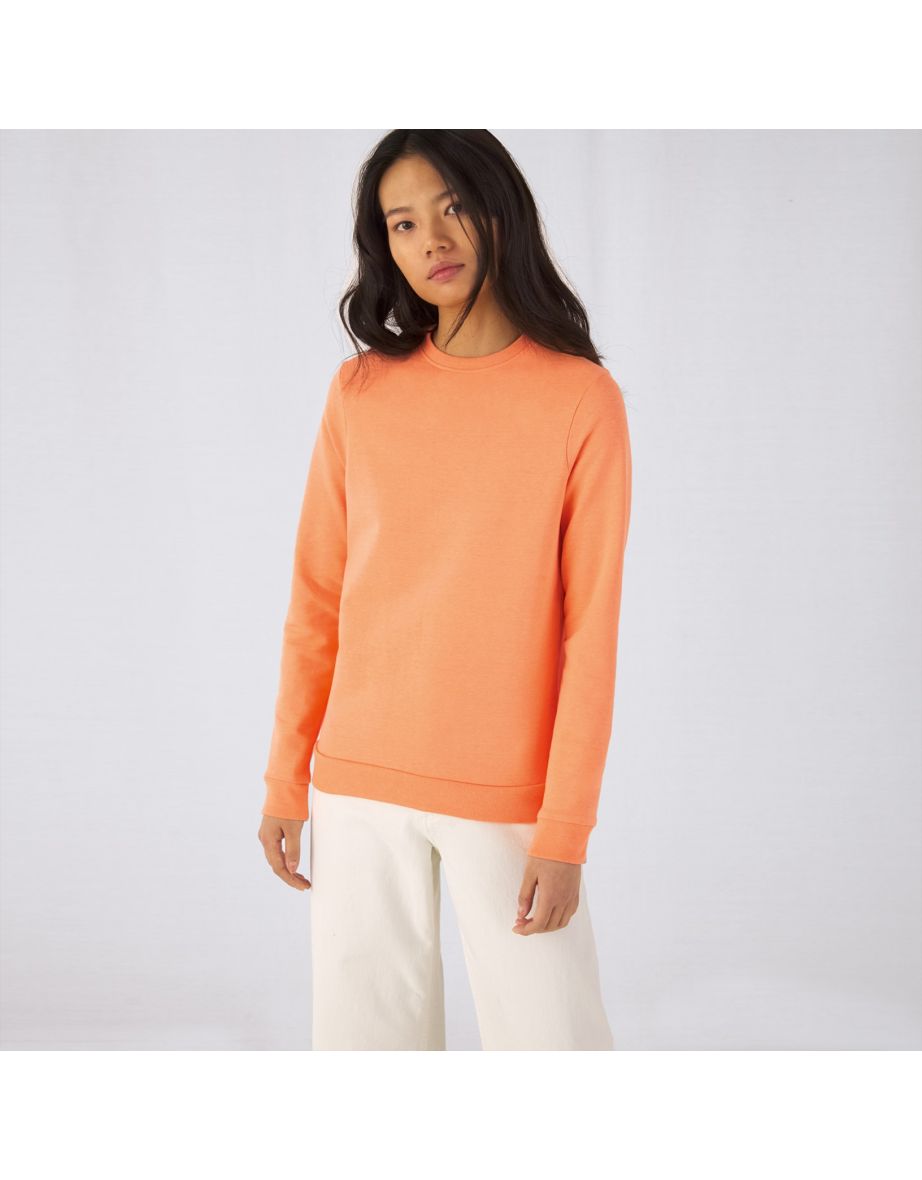B&C Womens/Ladies Set-in Sweatshirt - Light Orange - 2
