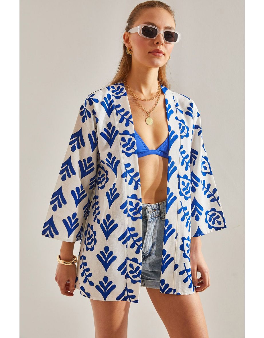 Women's Patterned Kimono