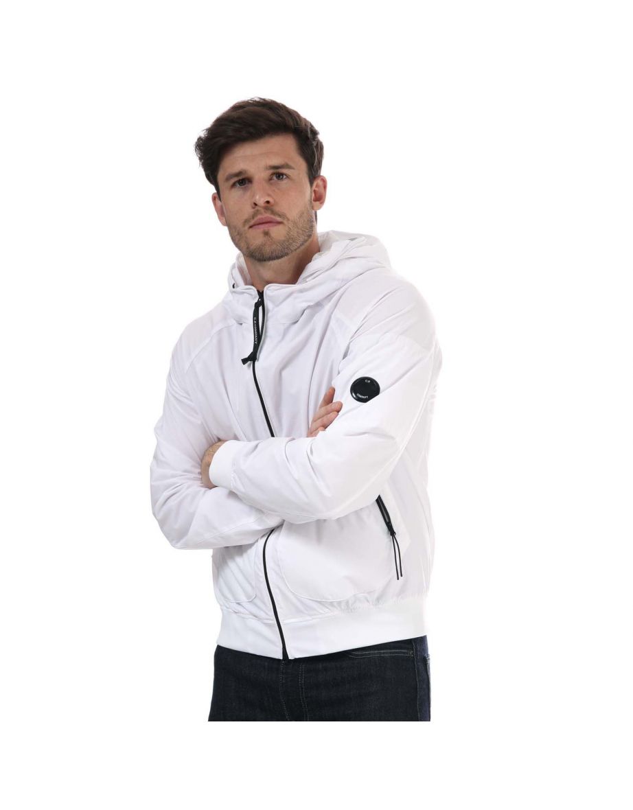 Men's C.P. Company Pro Tek Medium Lens Jacket in White