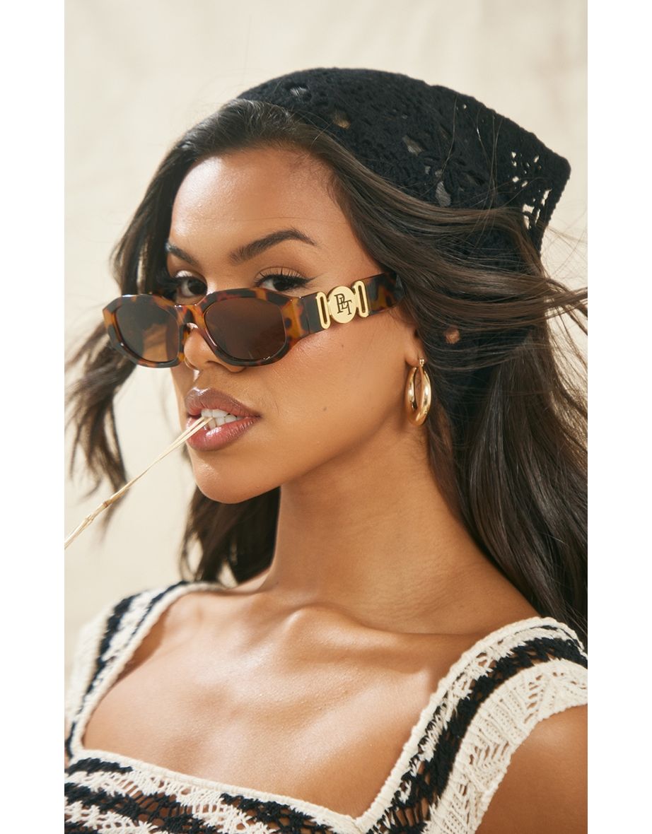 Black Crochet Triangle Tie Bandana