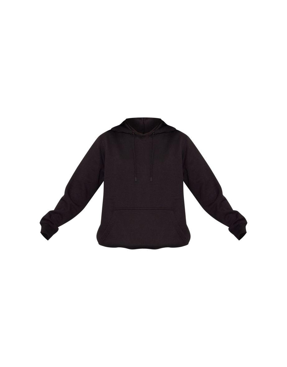 Black Oversized Fitted Hoodie - 4