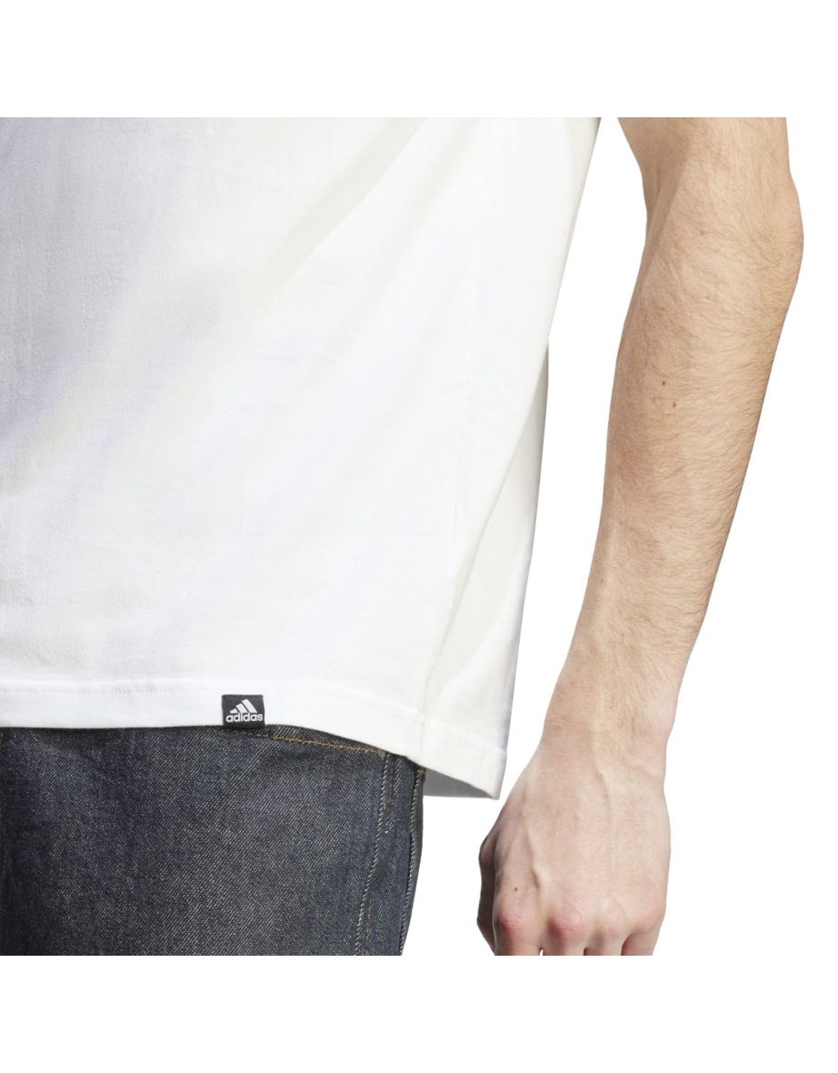 Men's adidas Dream Doodle Multi T-Shirt in White - 7