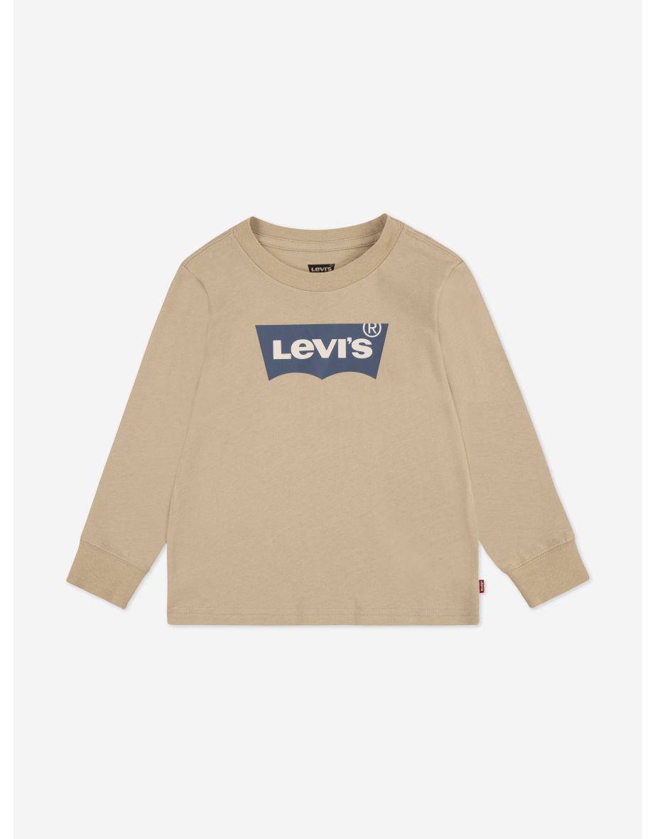 Levi's Baby Boys Long Sleeve T-Shirt in Beige