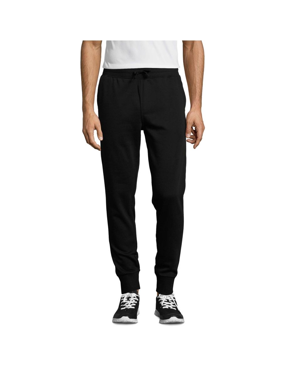 SOLS Mens Jake Slim Fit Jogging Bottoms - Black - 3