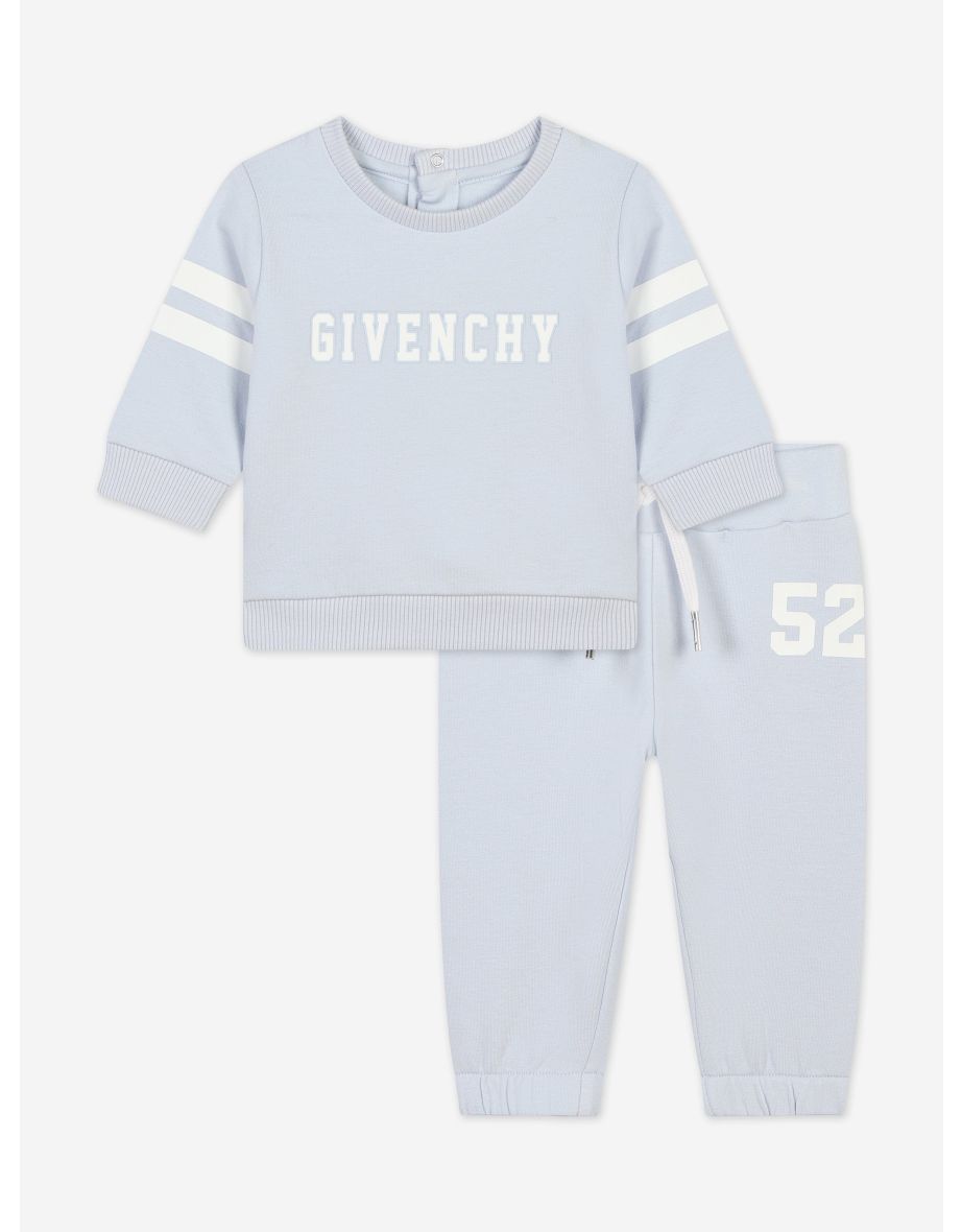 Givenchy Baby Boys Logo Tracksuit in Blue