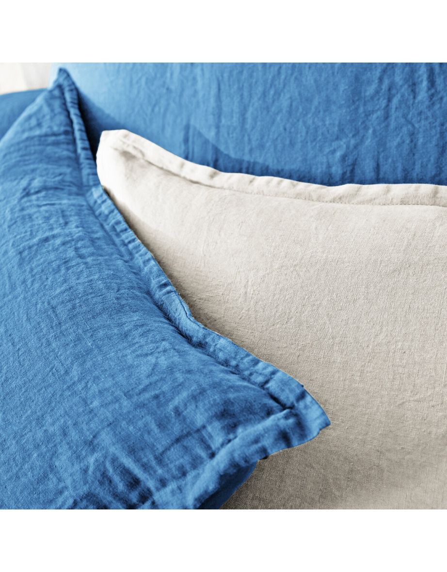 Linot Plain 100% Washed Linen Pillowcase - 8