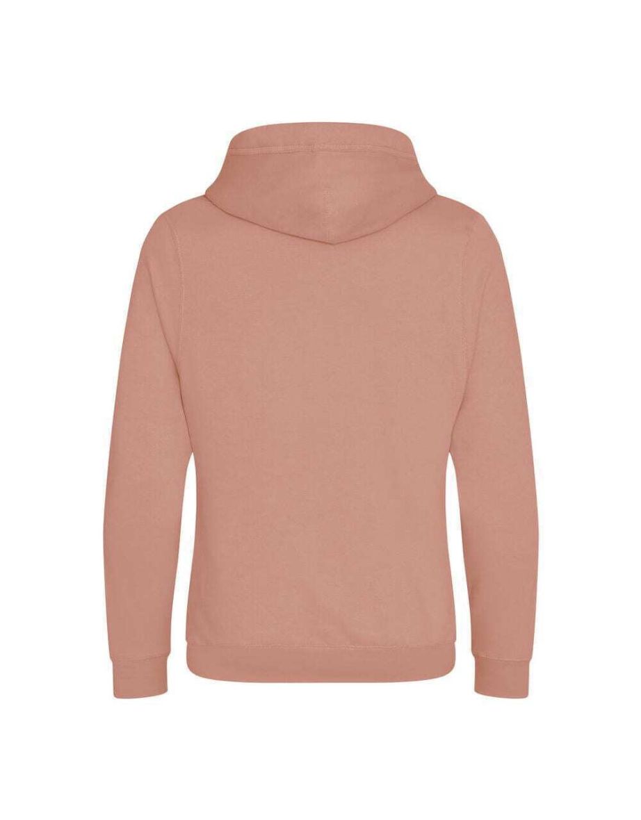 AWDis Hoods Mens Cross Neck Hoodie - Dusty Pink - 1