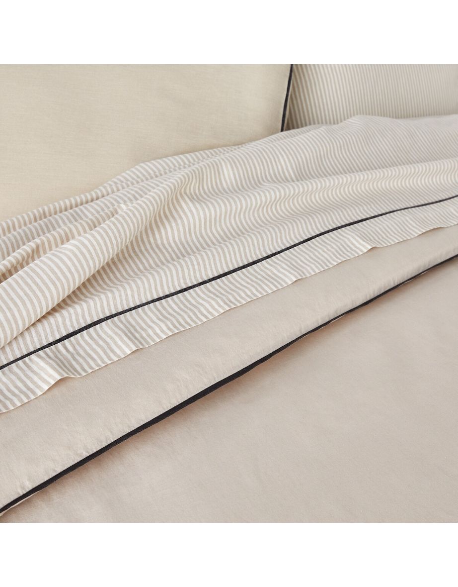 Lior Linen / Cotton Fitted Sheet - 2