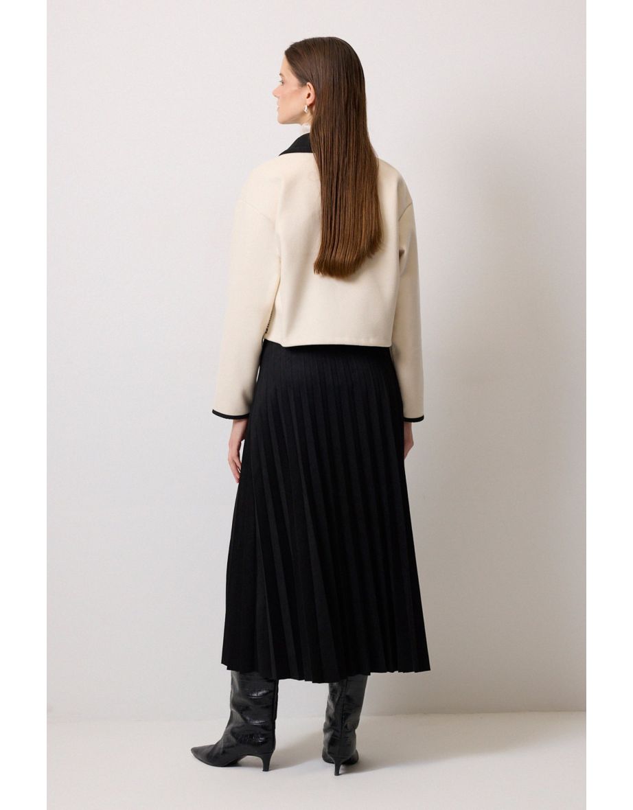 EMBROIDERED FELT JACKET - 3