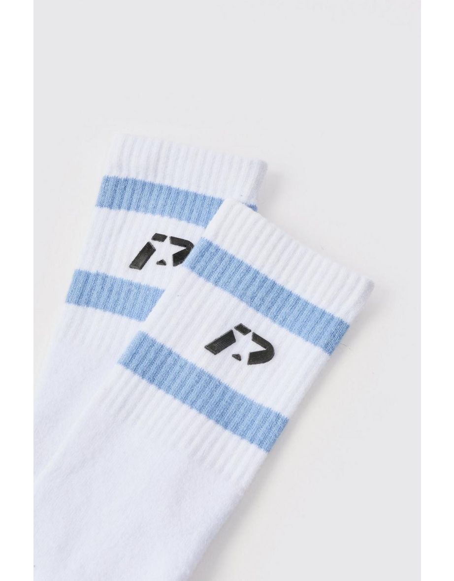 Gunna Sport Tube Socks With Injection Print - white - 3