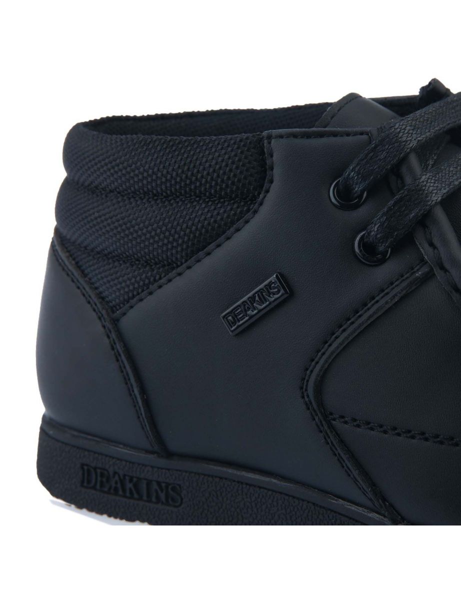 Boy's Deakins Junior Cobbler Back to School Boot in Black - 5