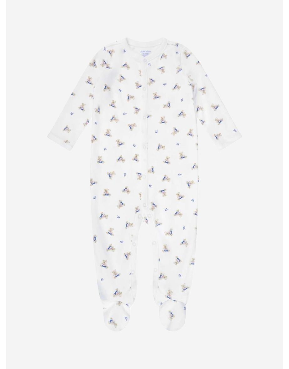 Baby Boys Bear Print Babygrow