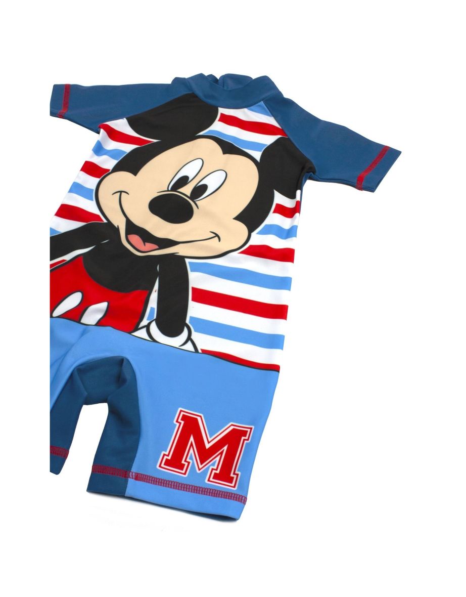 Disney Boys Sunsafe Mickey Mouse One Piece Swimsuit - 3