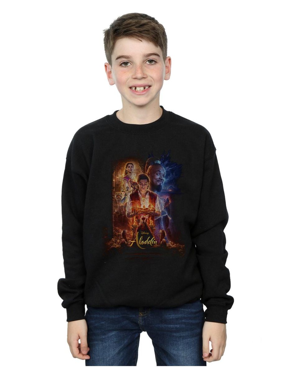 Disney Boys Aladdin Movie Poster Sweatshirt