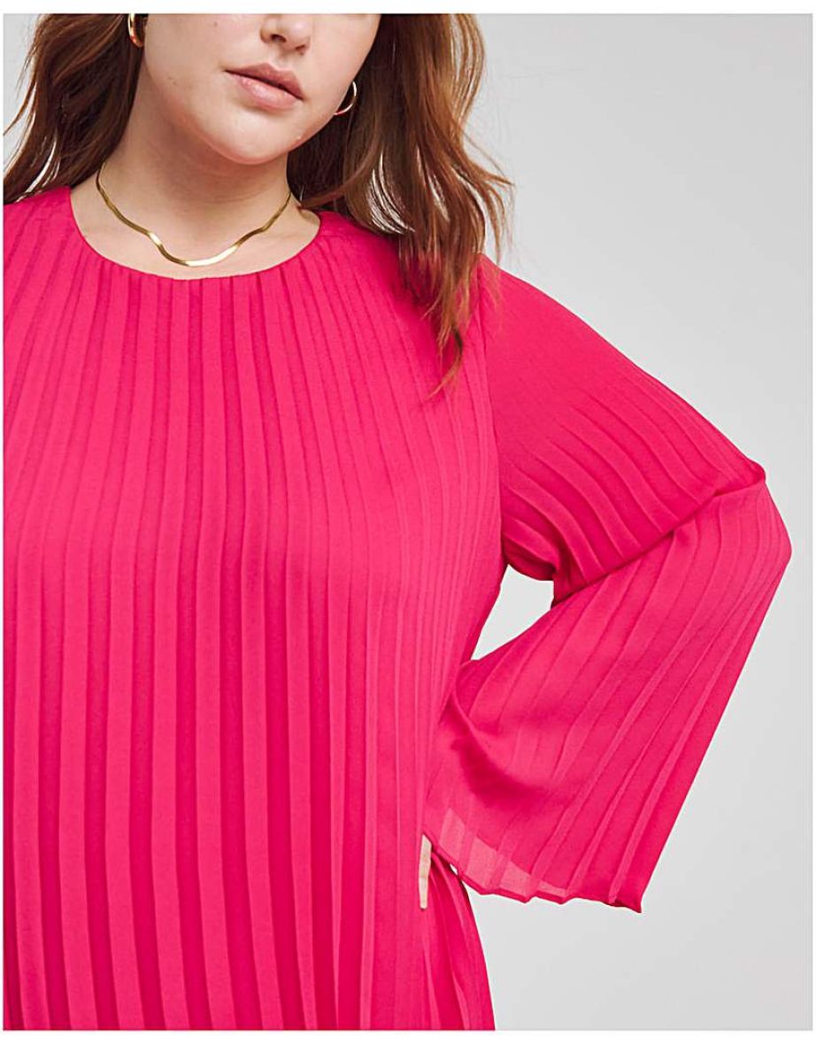 Joanna Hope Pleated Swing Dress - 3
