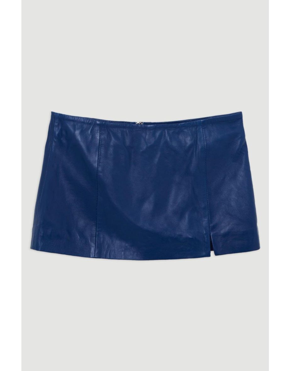 Leather Micro Skirt - 3