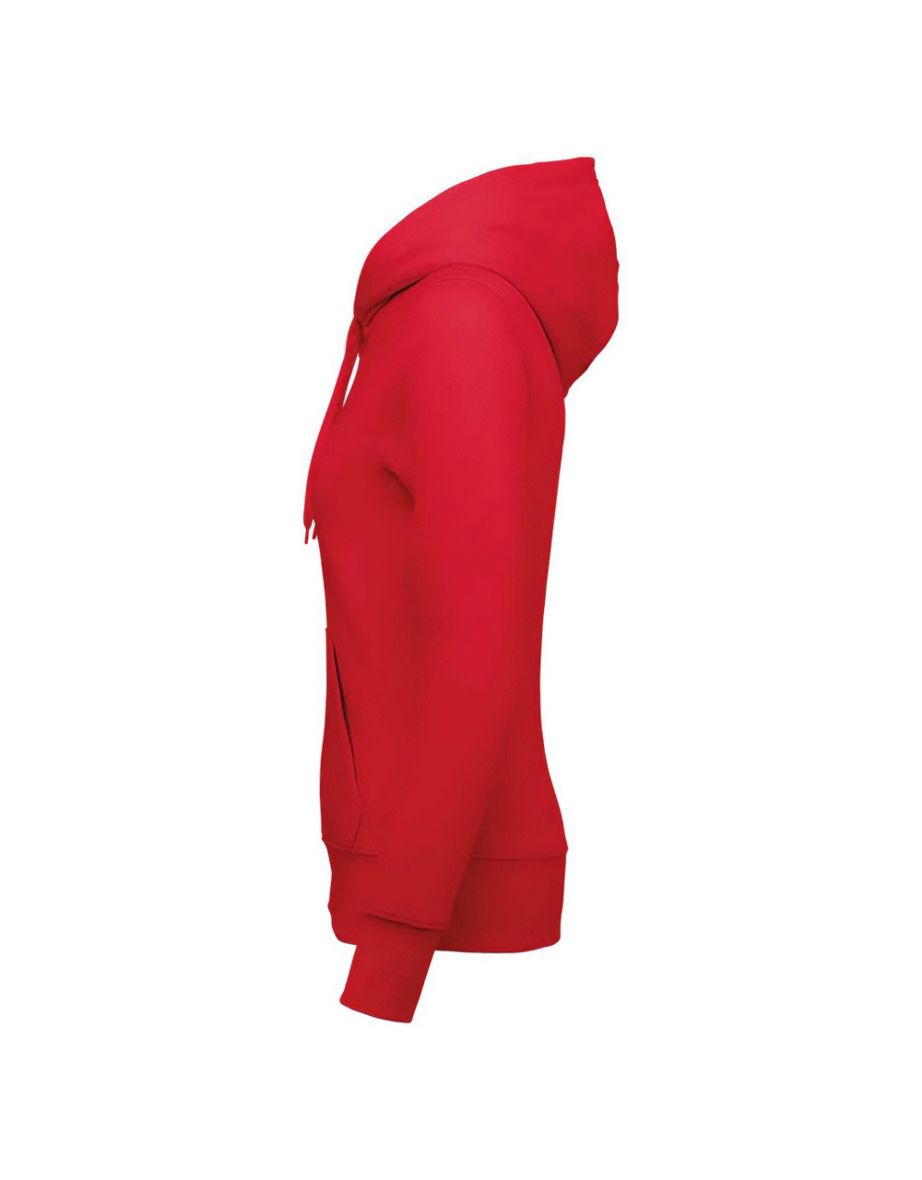 Kariban Womens/Ladies Eco Friendly Full Zip Hoodie - Red - 2