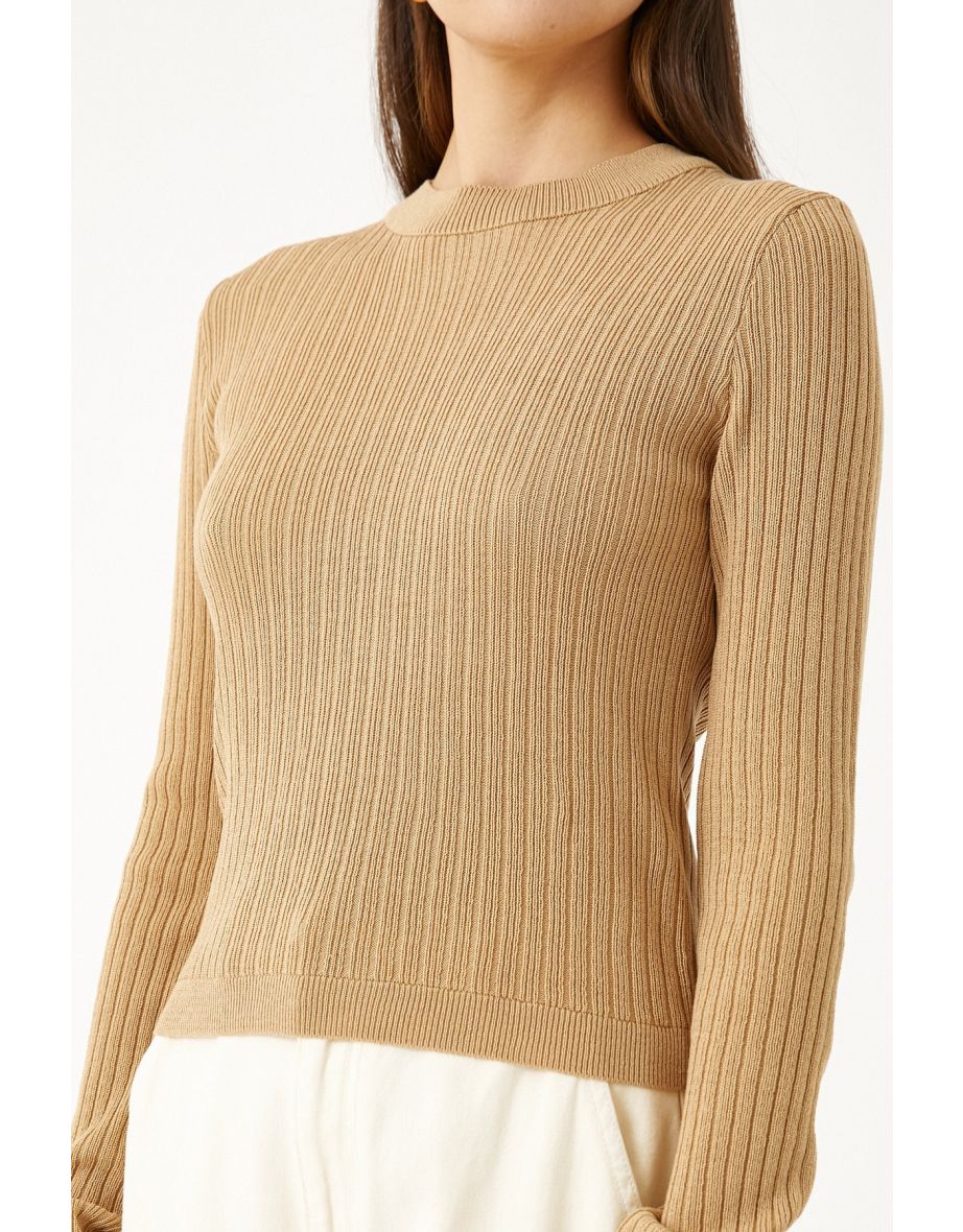Sweater - Brown - Relaxed fit - 4