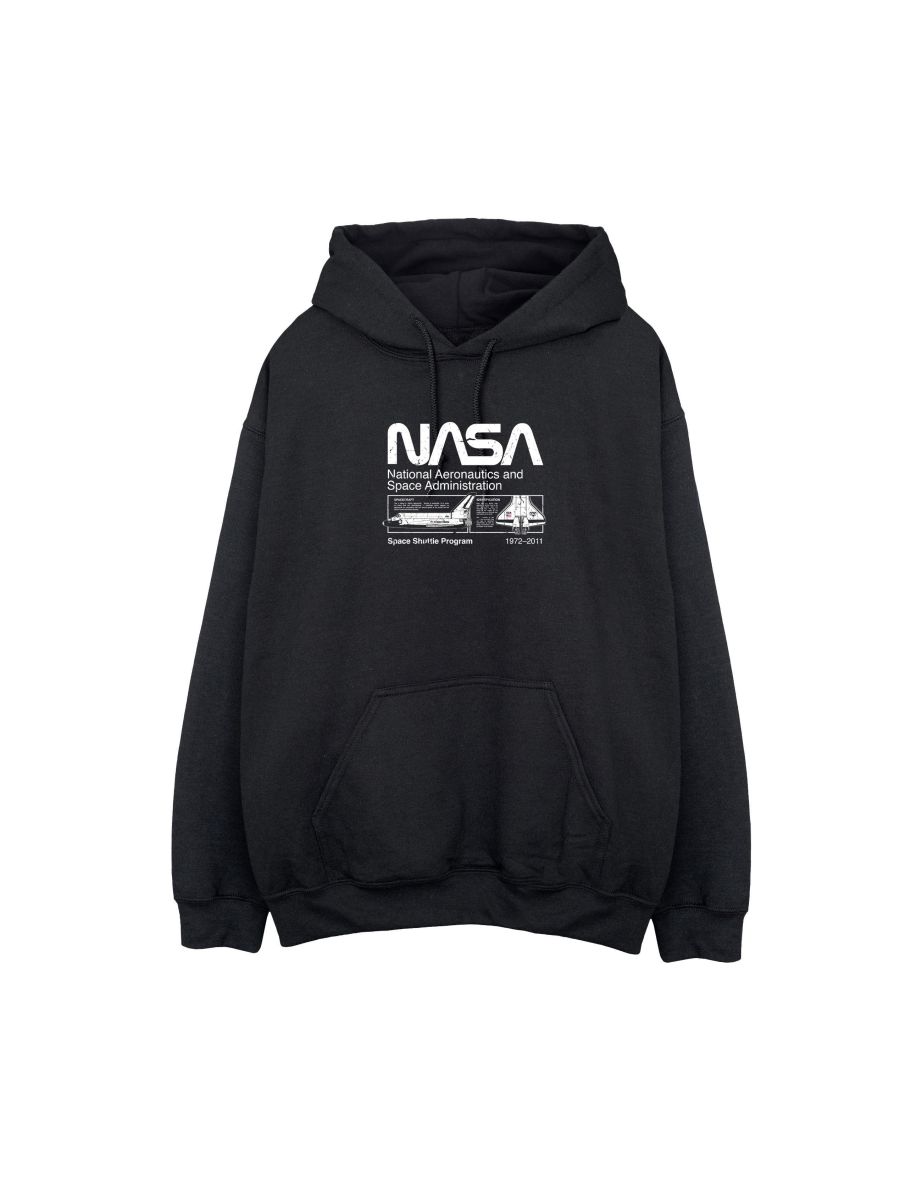 Shop NASA Men s Space Shuttle Hoodie Online in Bahrain VogaCloset