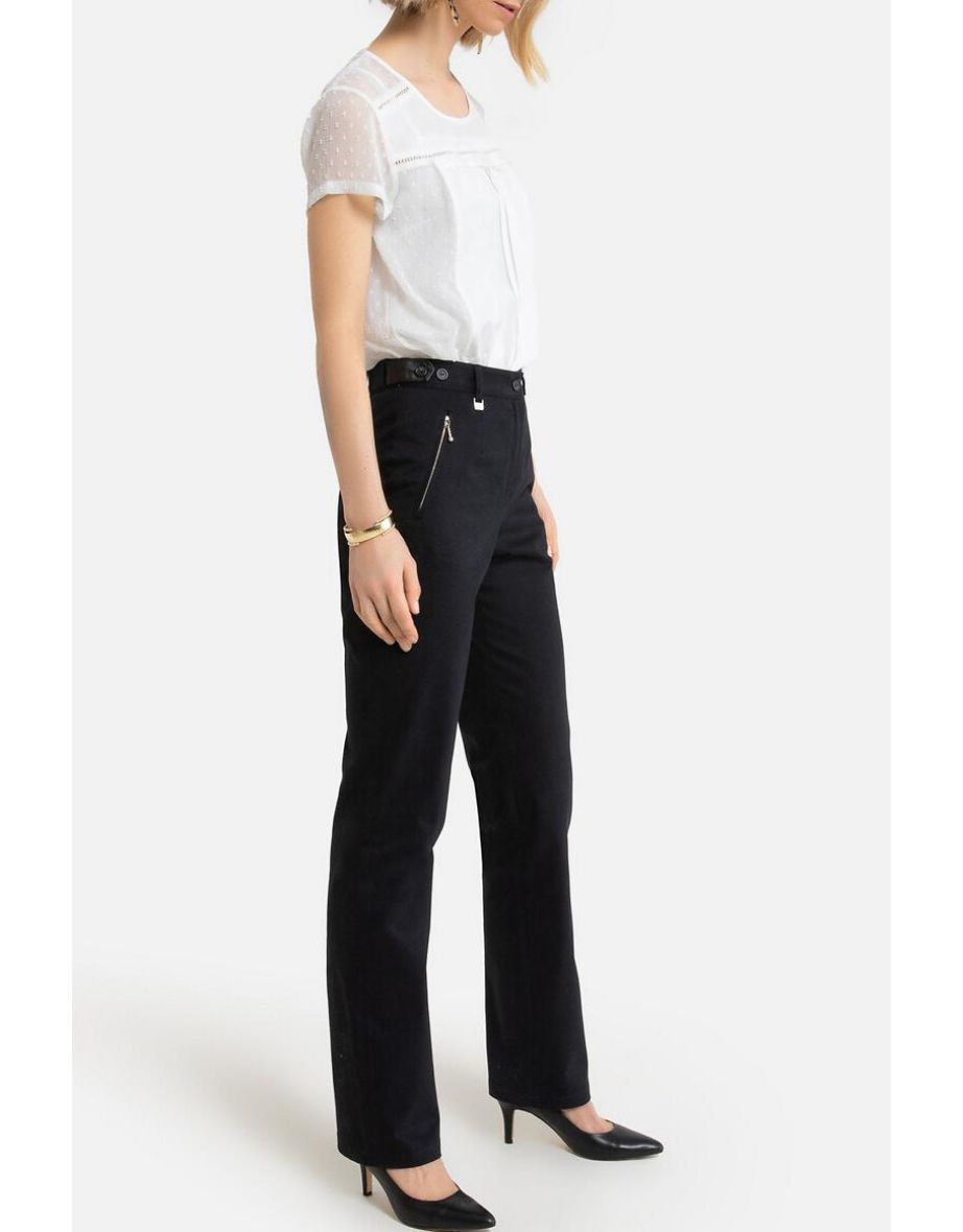 Stretch Cotton Trousers, Length 31''