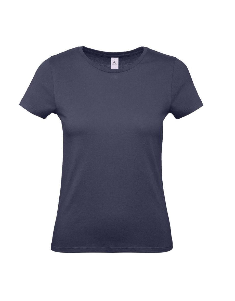 B&C Womens/Ladies #E150 T-Shirt - Navy Blue*