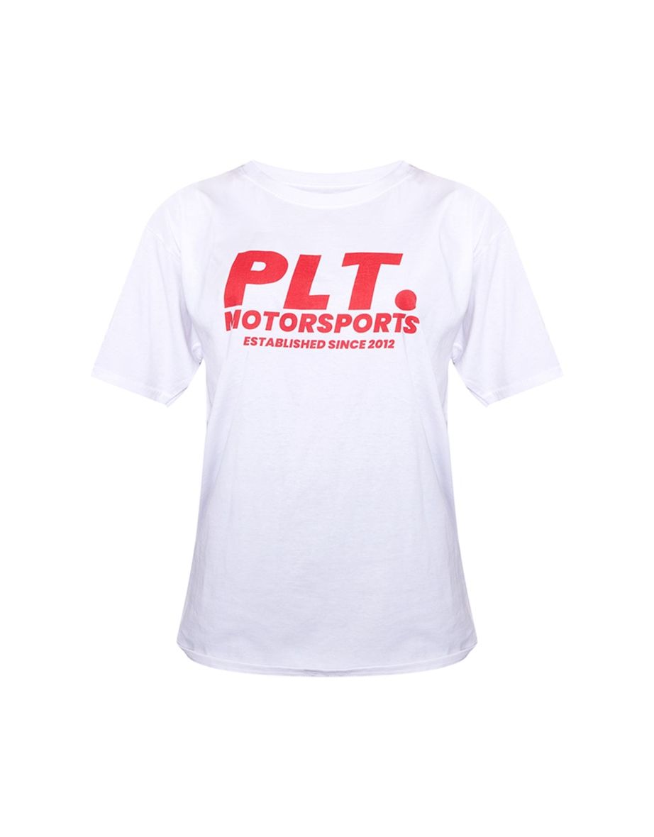 White PLT Print T Shirt - 4