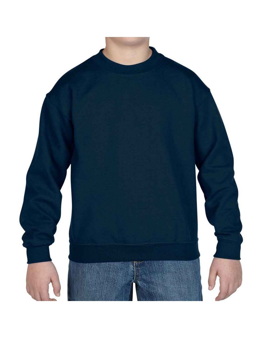 Gildan Childrens/Kids Heavy Blend Drop Shoulder Sweatshirt - Navy
