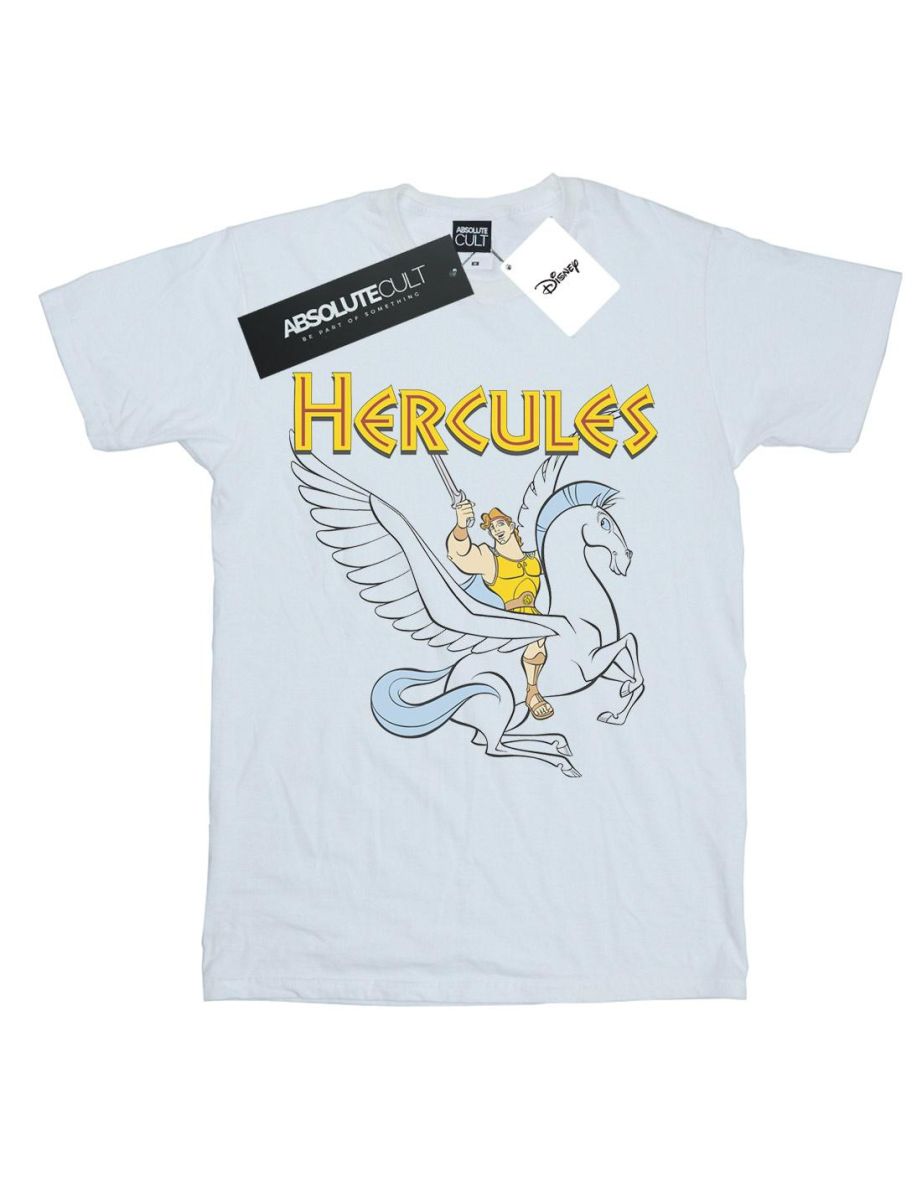 Disney Girls Hercules With Pegasus Cotton T-Shirt - White - 1