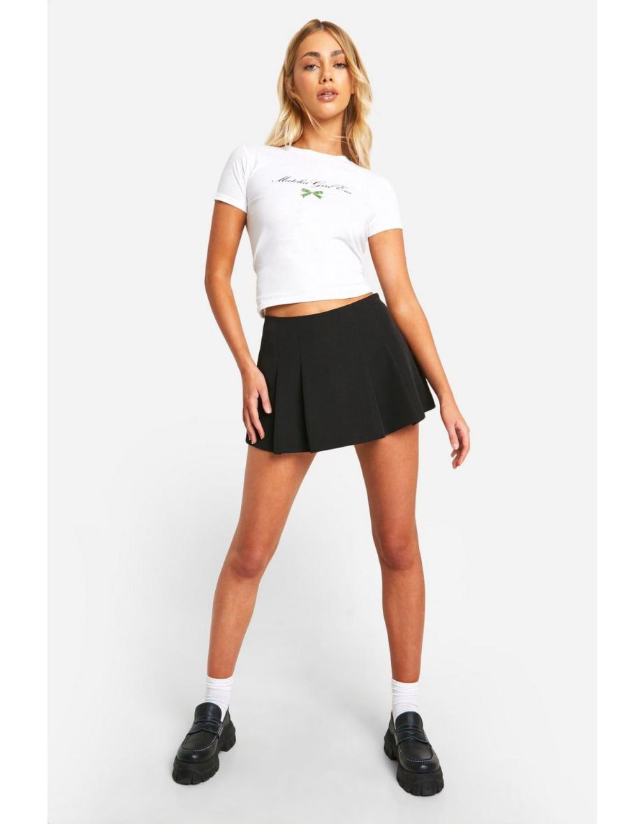 Matcha Girl Slogan Era Baby Tee