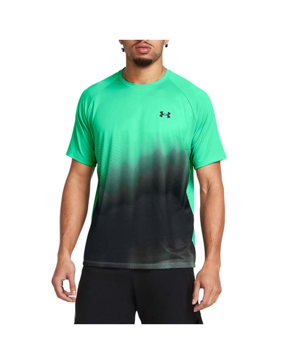 Men's Under Armour Tech Fade Short Sleeve T-Shirt in Green