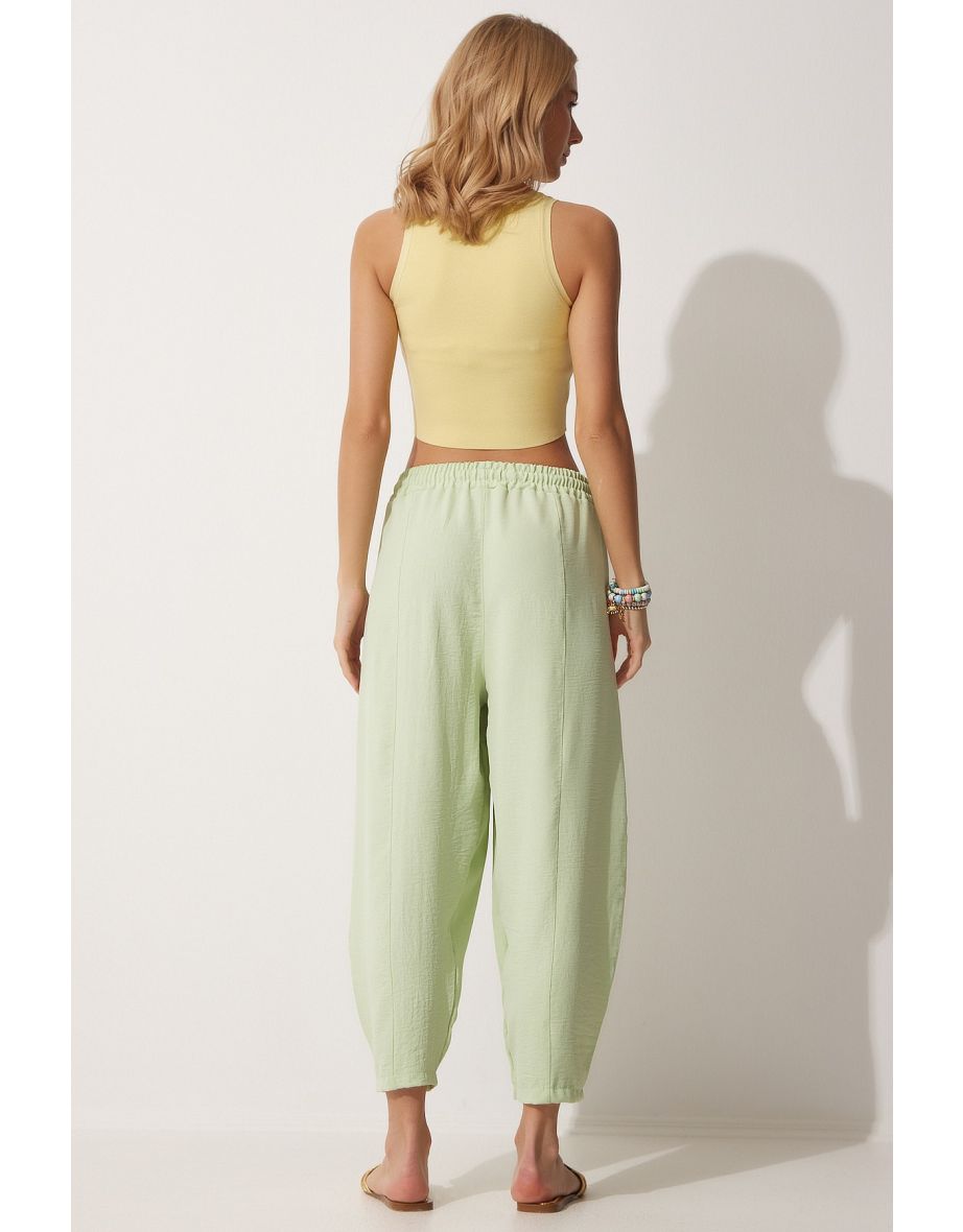 Pants - Green - Carrot pants - 4