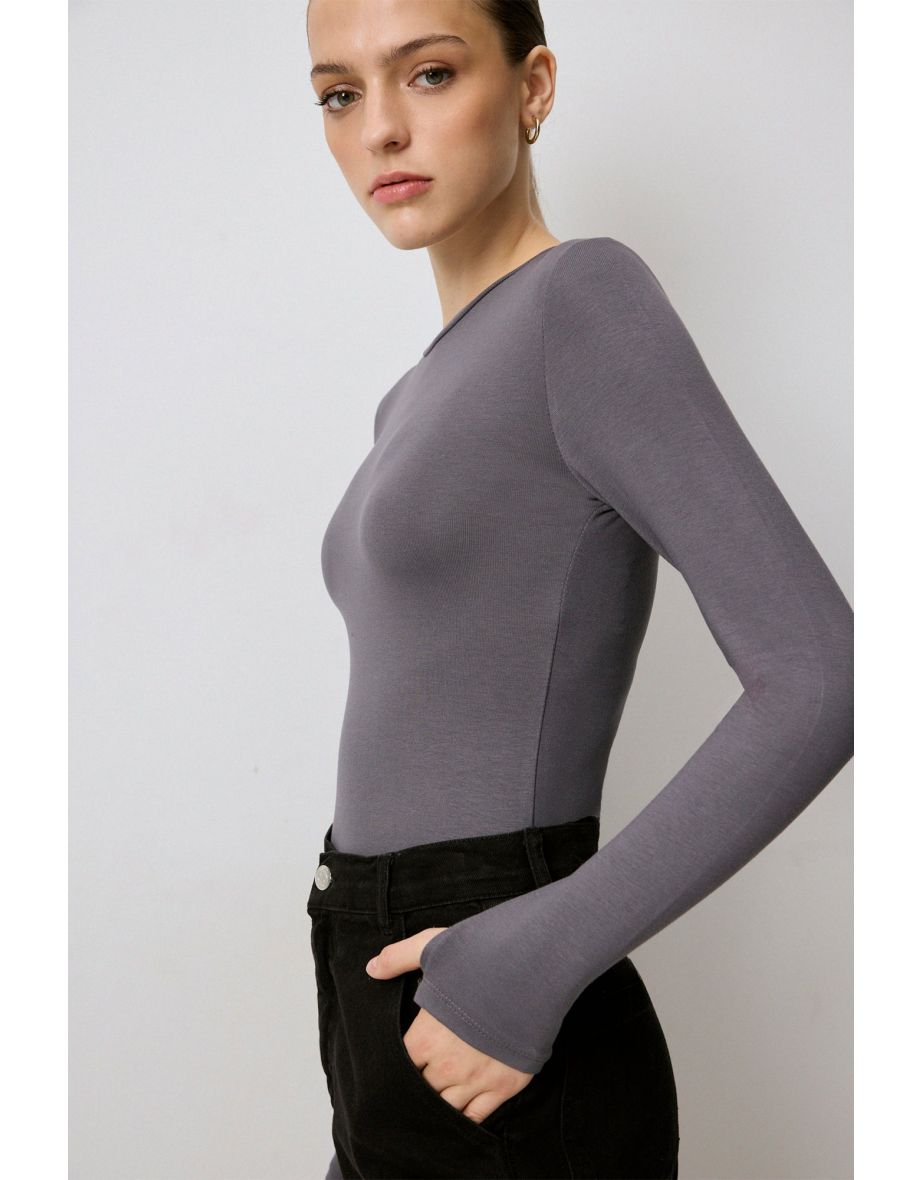 BASIC LONG SLEEVE BODY - 3
