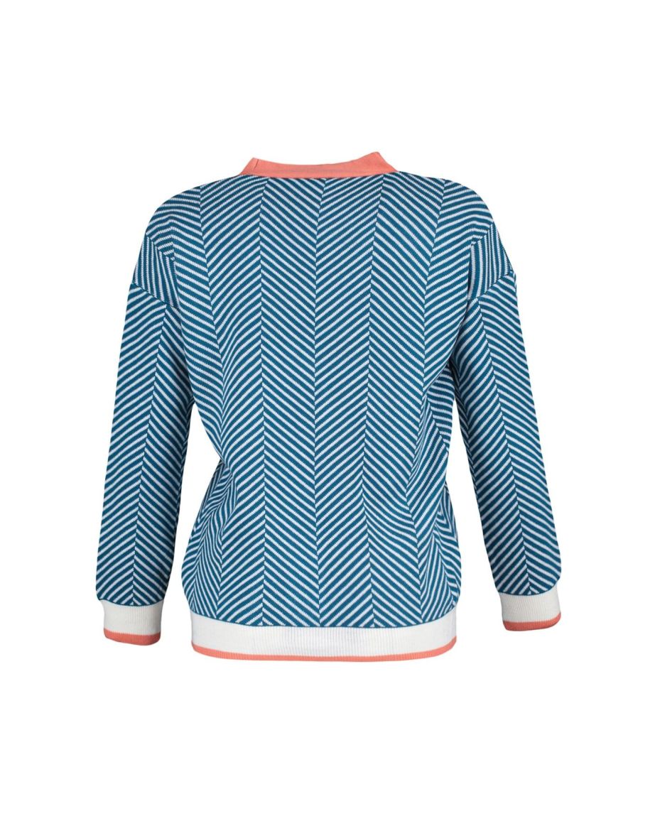 Petrol Buttons Oversized Knitwear Cardigan - 7