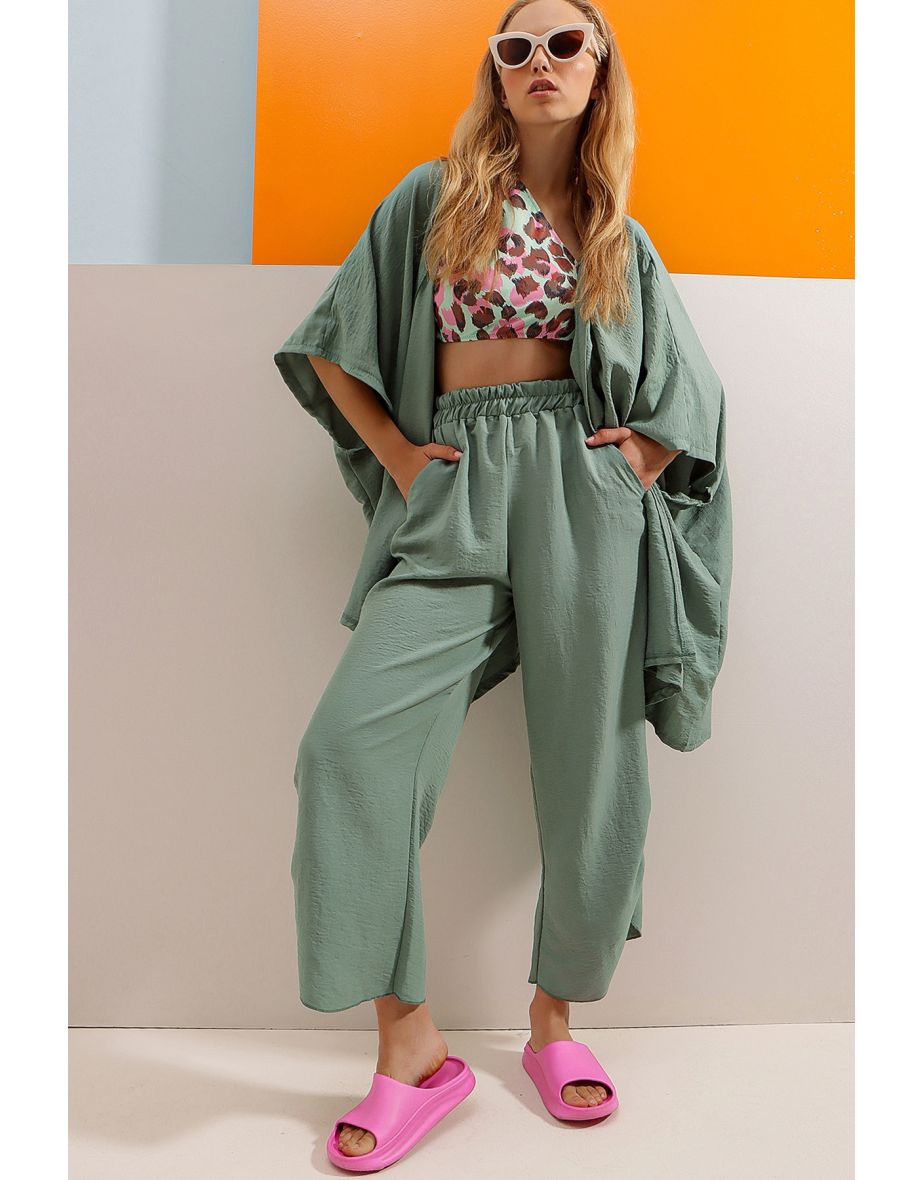 Two-Piece Set - Green - Oversize