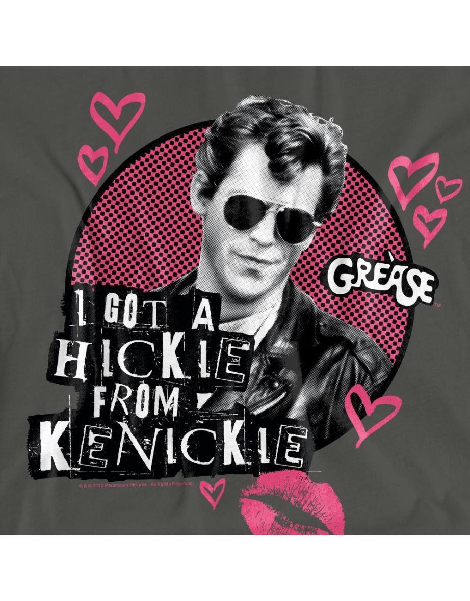 Grease Unisex Adult Kenickie T-Shirt - Charcoal - 3