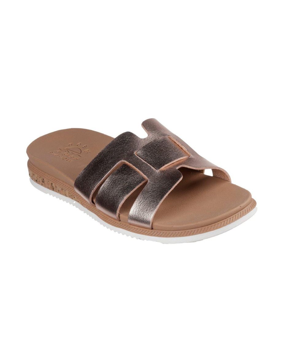 DESERT KISS LOW Double H Strap Slide Rose Gold Duraleather - 3