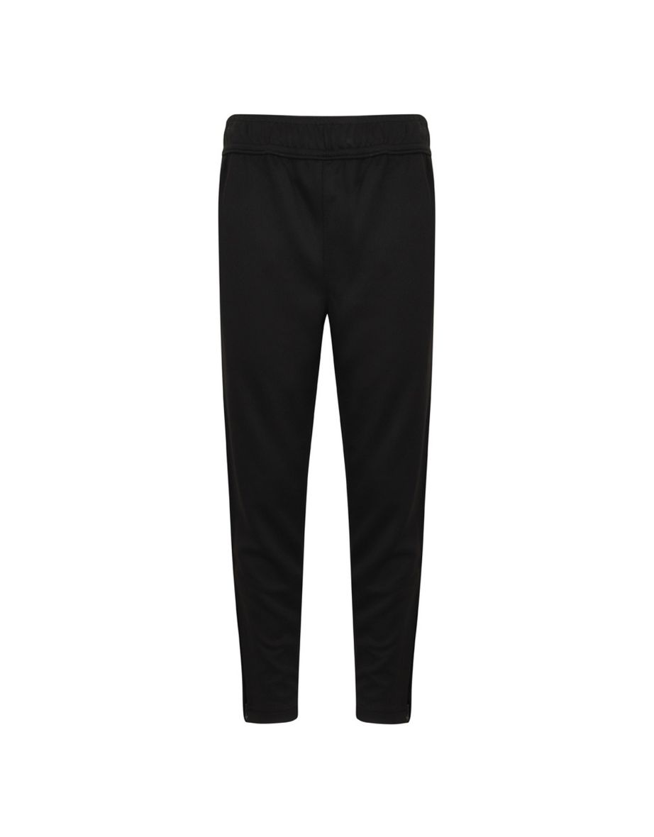 Finden & Hales Childrens/Kids Boys Knitted Tracksuit Pants - Black/Black