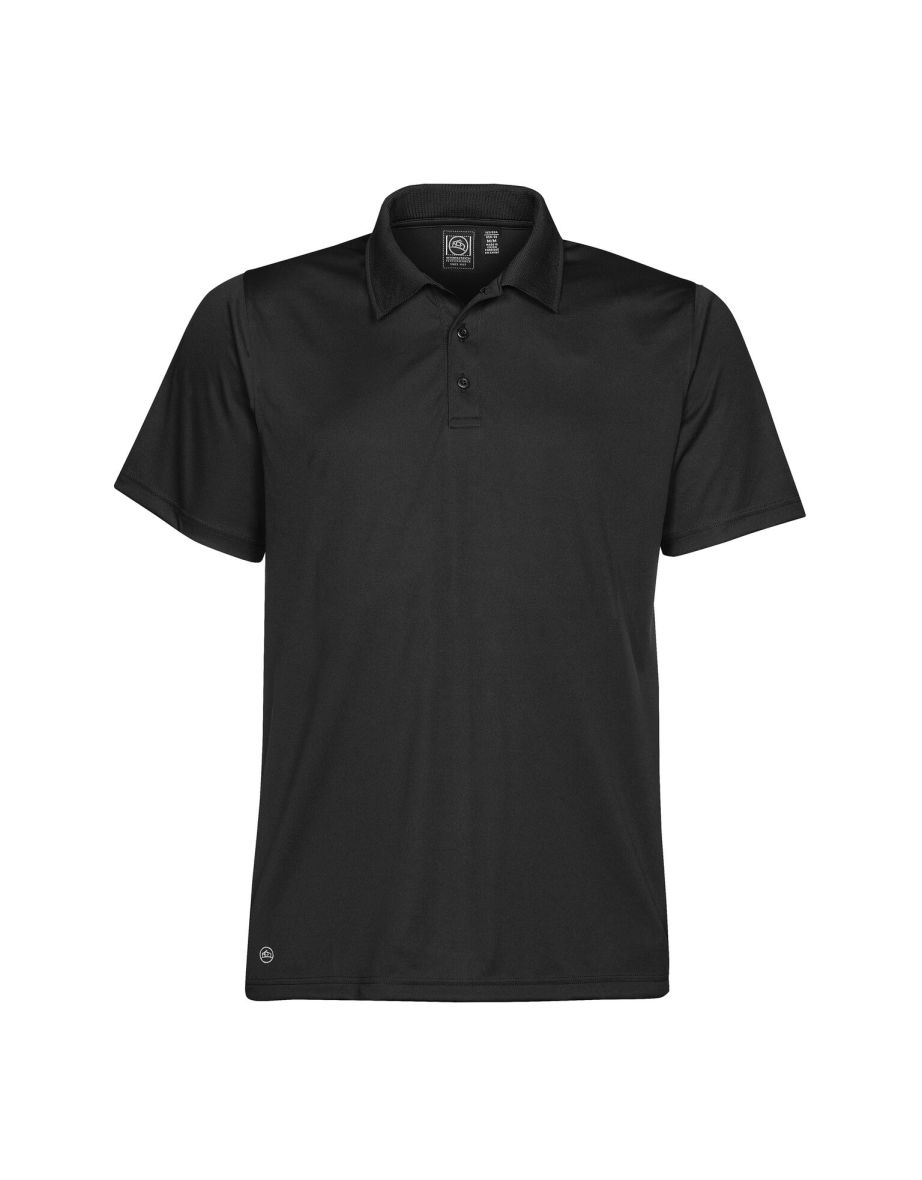 Stormtech Mens Eclipse H2X Dri Piqu Polo - Black