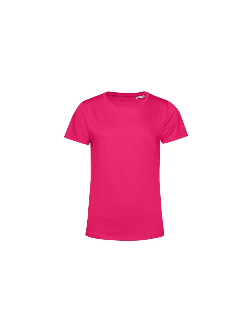 B&C Womens/Ladies E150 Organic Short-Sleeved T-Shirt - Magenta