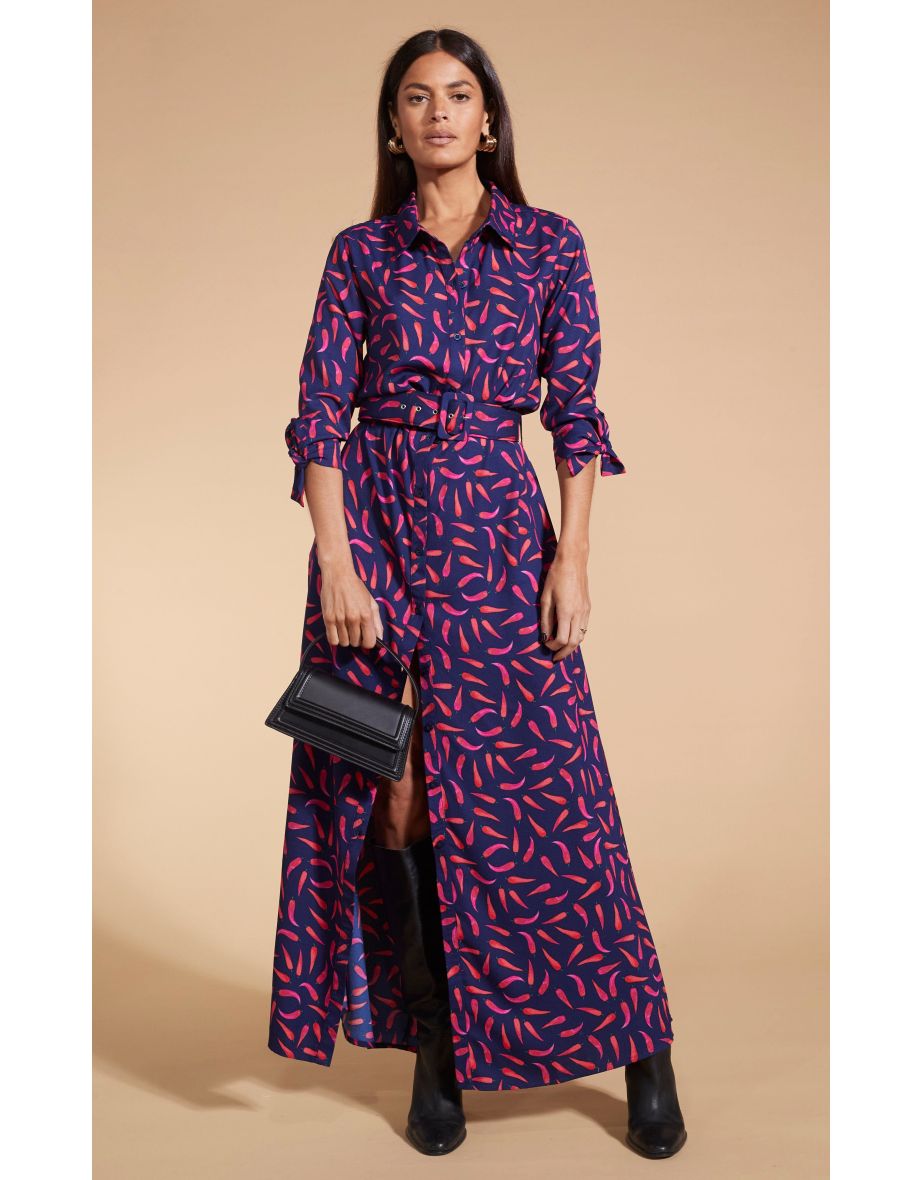 Dove Dress In Chilli Pepper