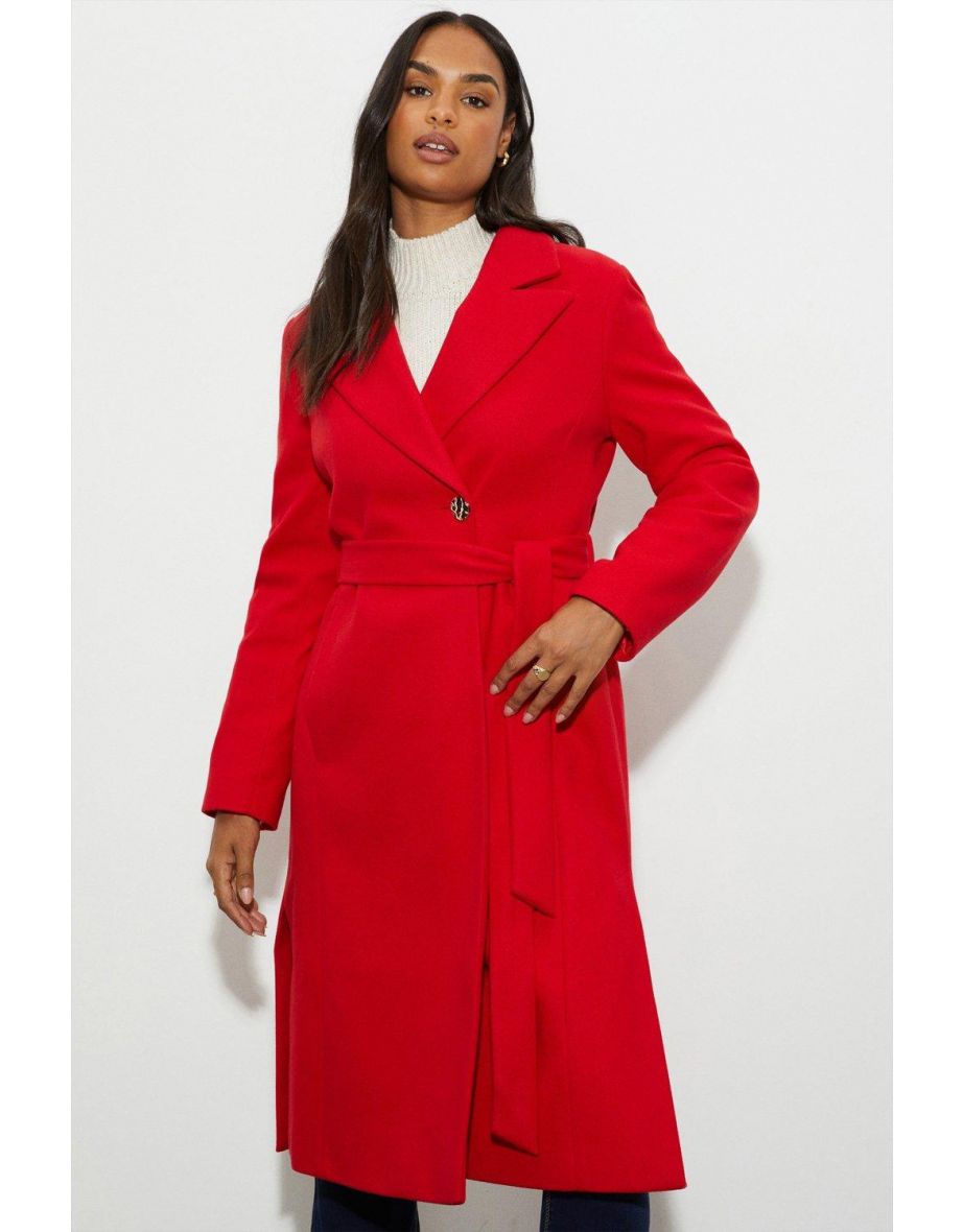 Longline wrap coat best sale