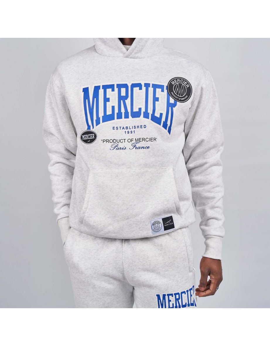 Men's Mercier Kansas Relaxed Hoodie in Grey - 4