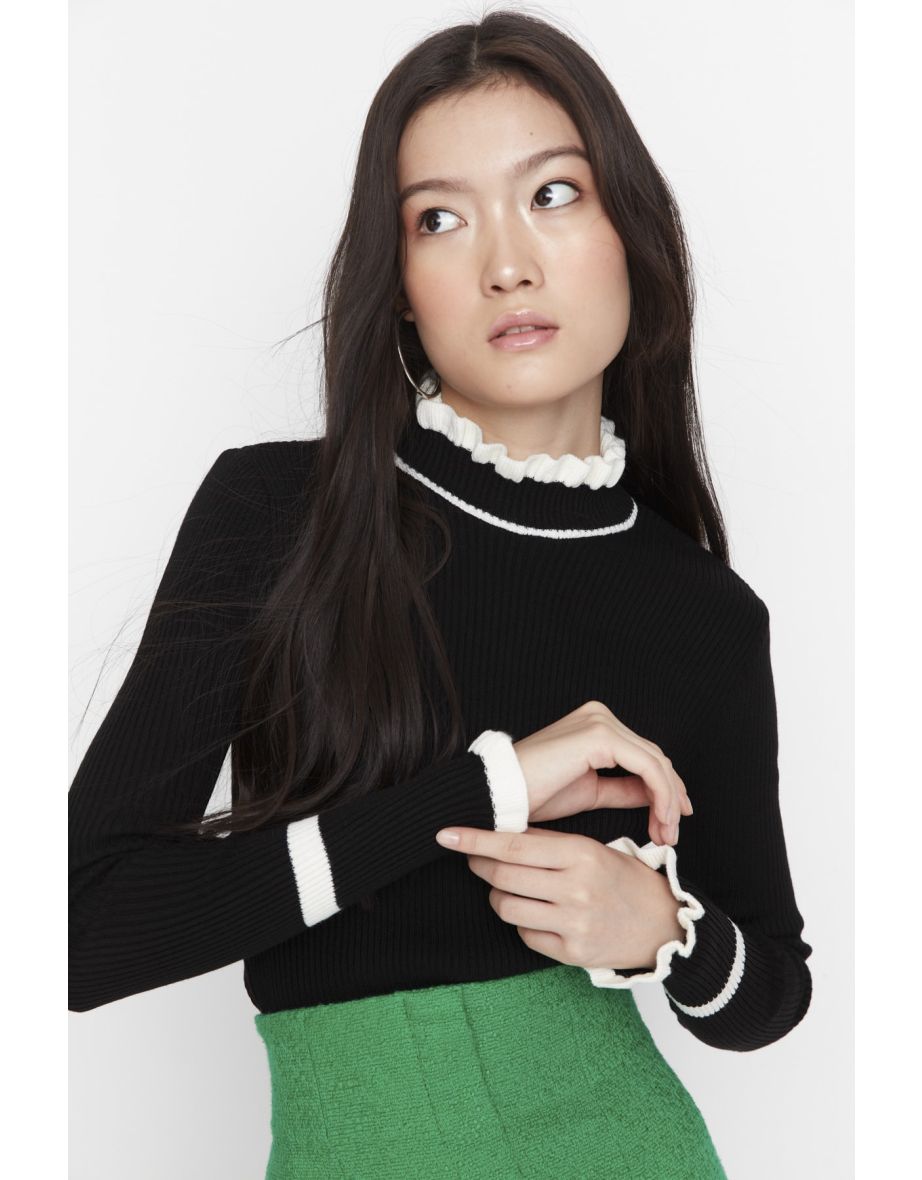 Sweater - Black - Regular fit