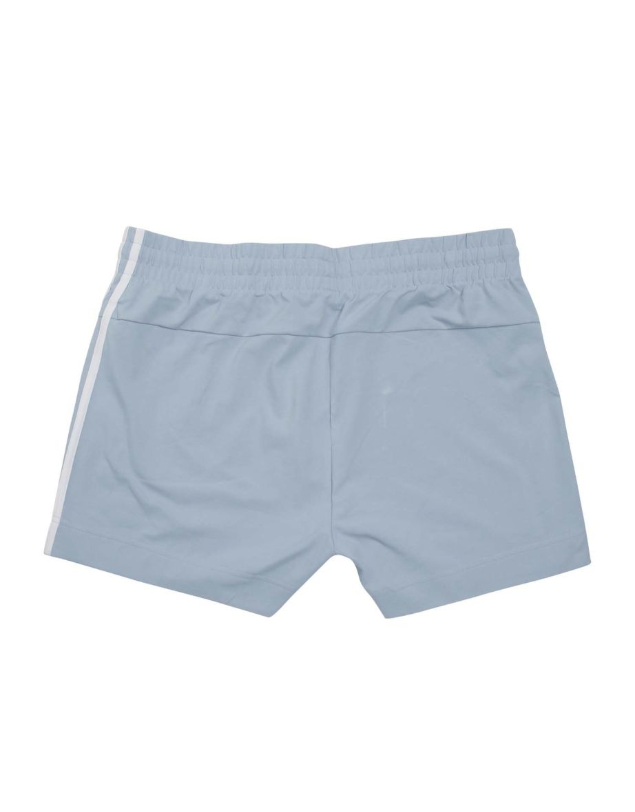 Women's adidas Essentials Slim 3-Stripes Shorts in Blue - 1